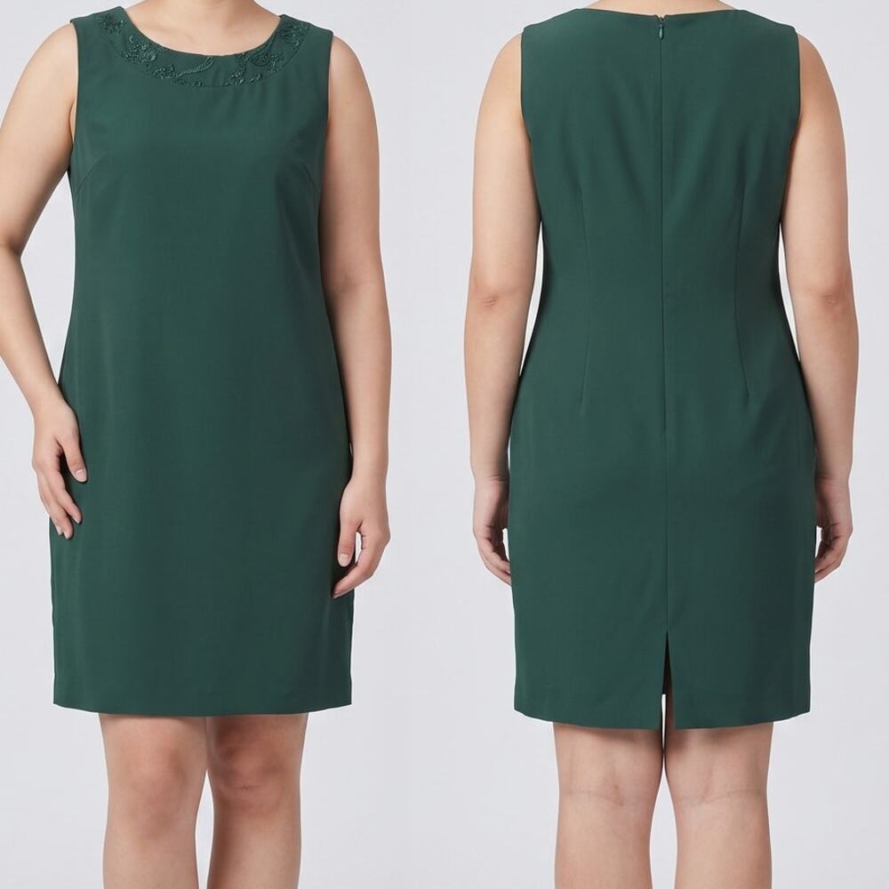 JJ's House Hunter Green Womens Size 16 Dress NEW NWT
